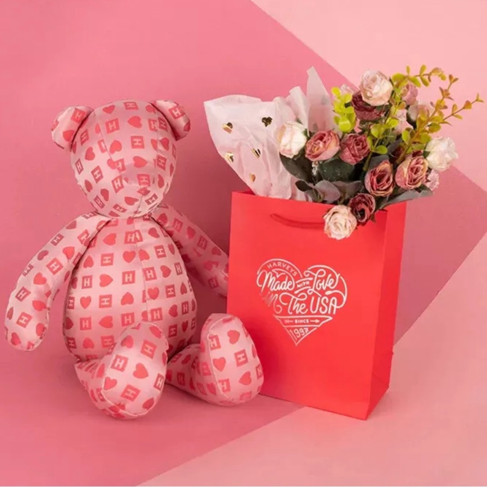 Harveys Bear Pink plush